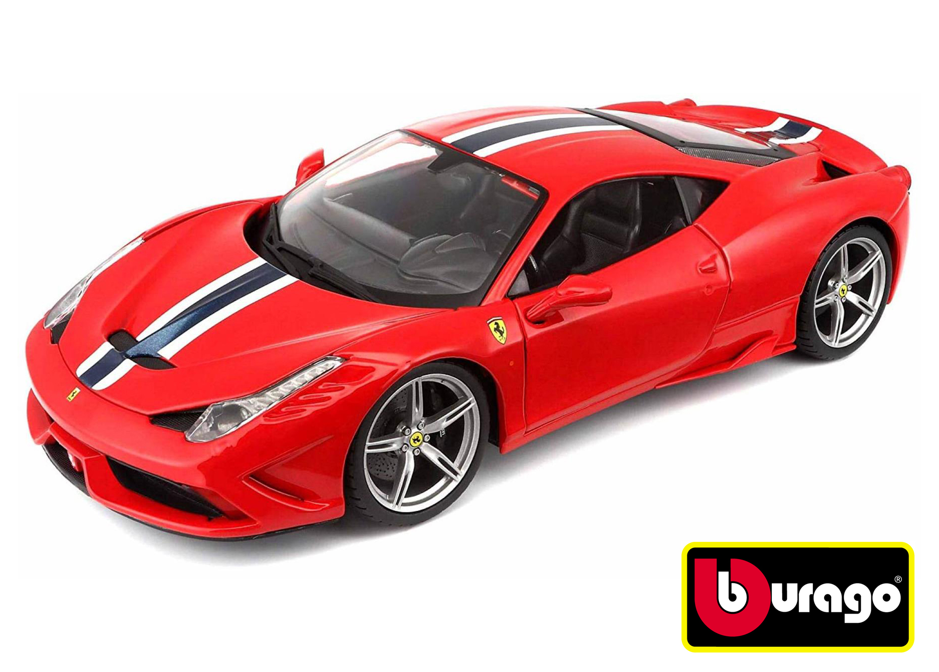 Bburago 1:18 Ferrari 458 Speciale Ferrari Race&Play červená 18-16002