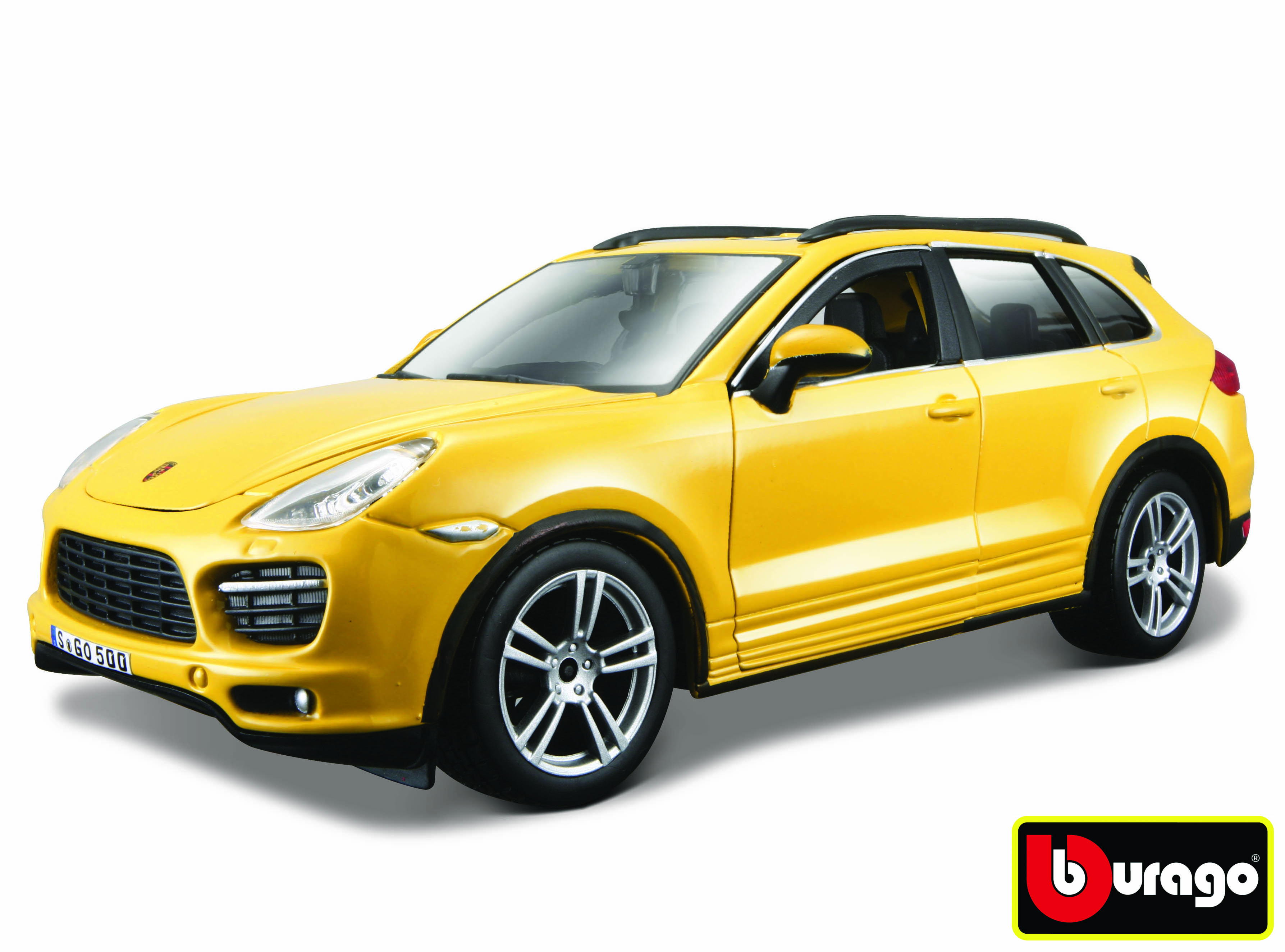 Bburago 1:24 Porsche Cayenne Turbo žlutá 18-21056