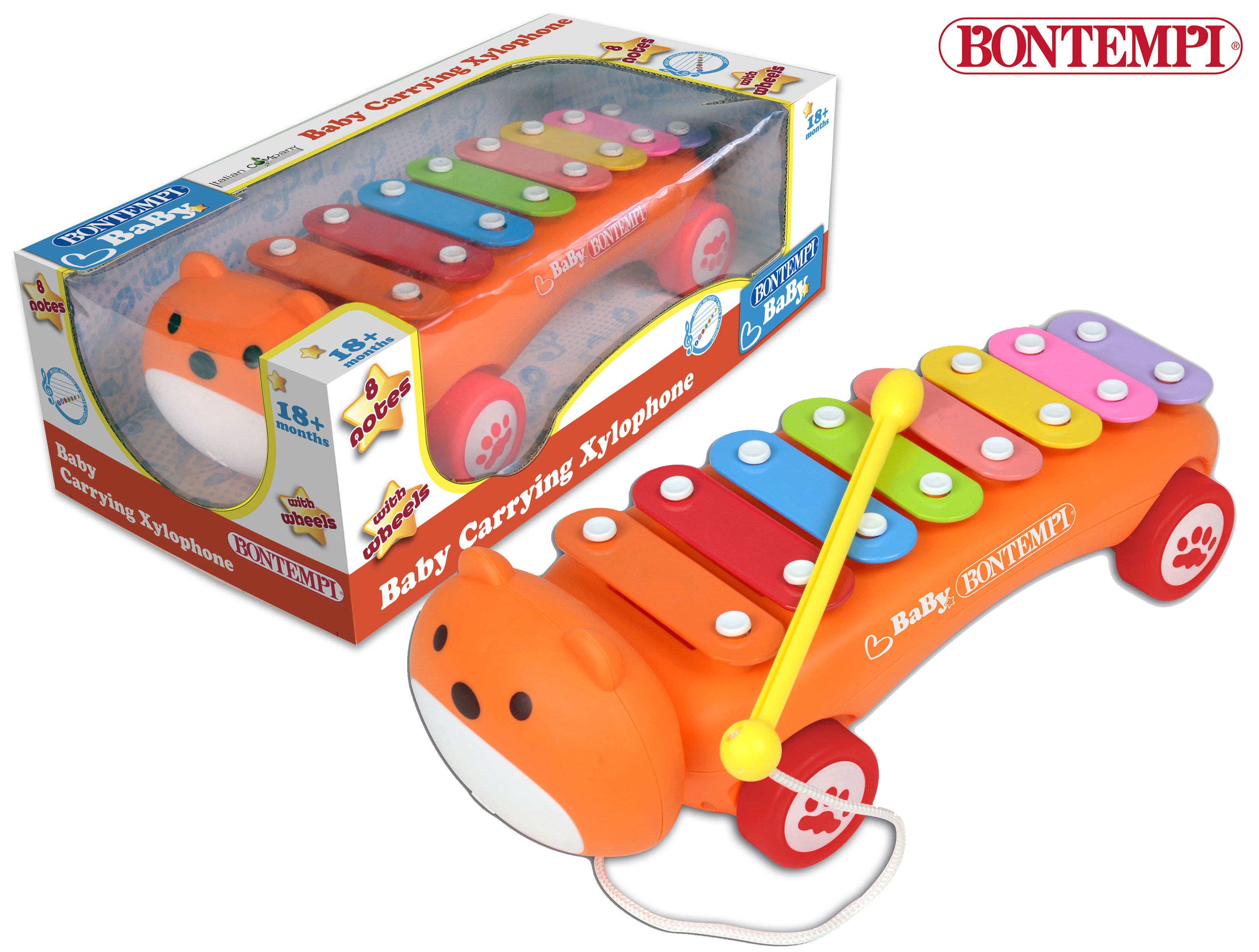 Bontempi Xylofon 13,5 x 33,5 x 11 cm