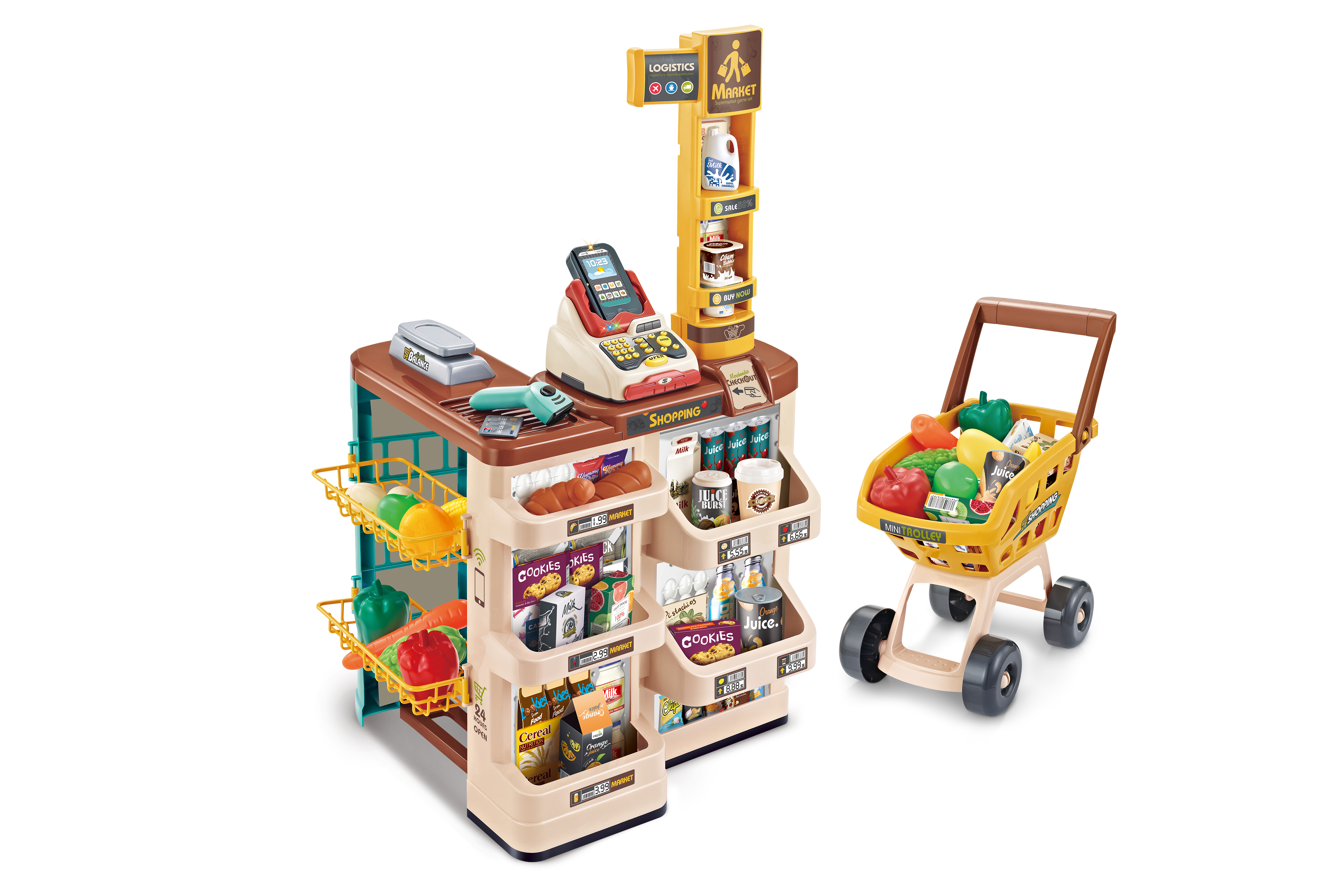 Pokladna supermarket 82 x 48 x 41 cm