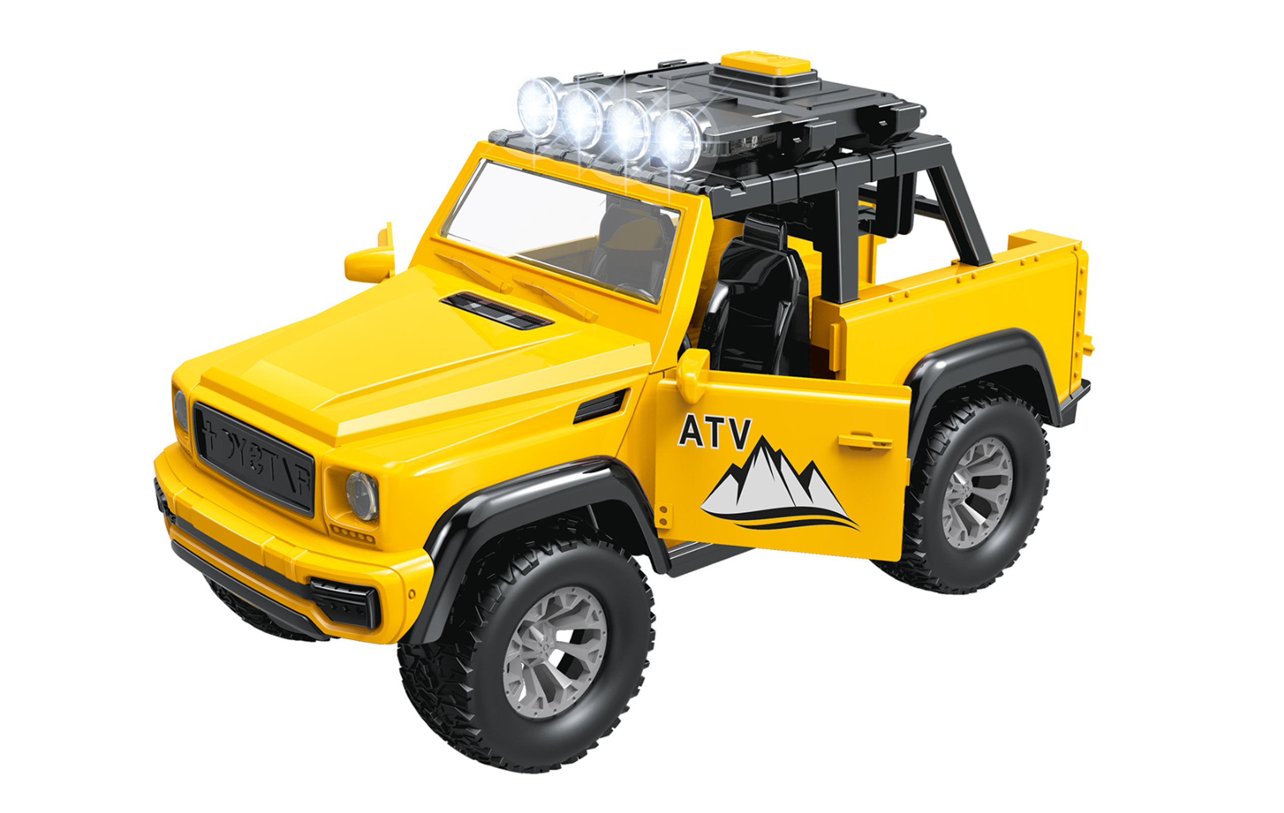 Auto terénní s efekty 21 cm
