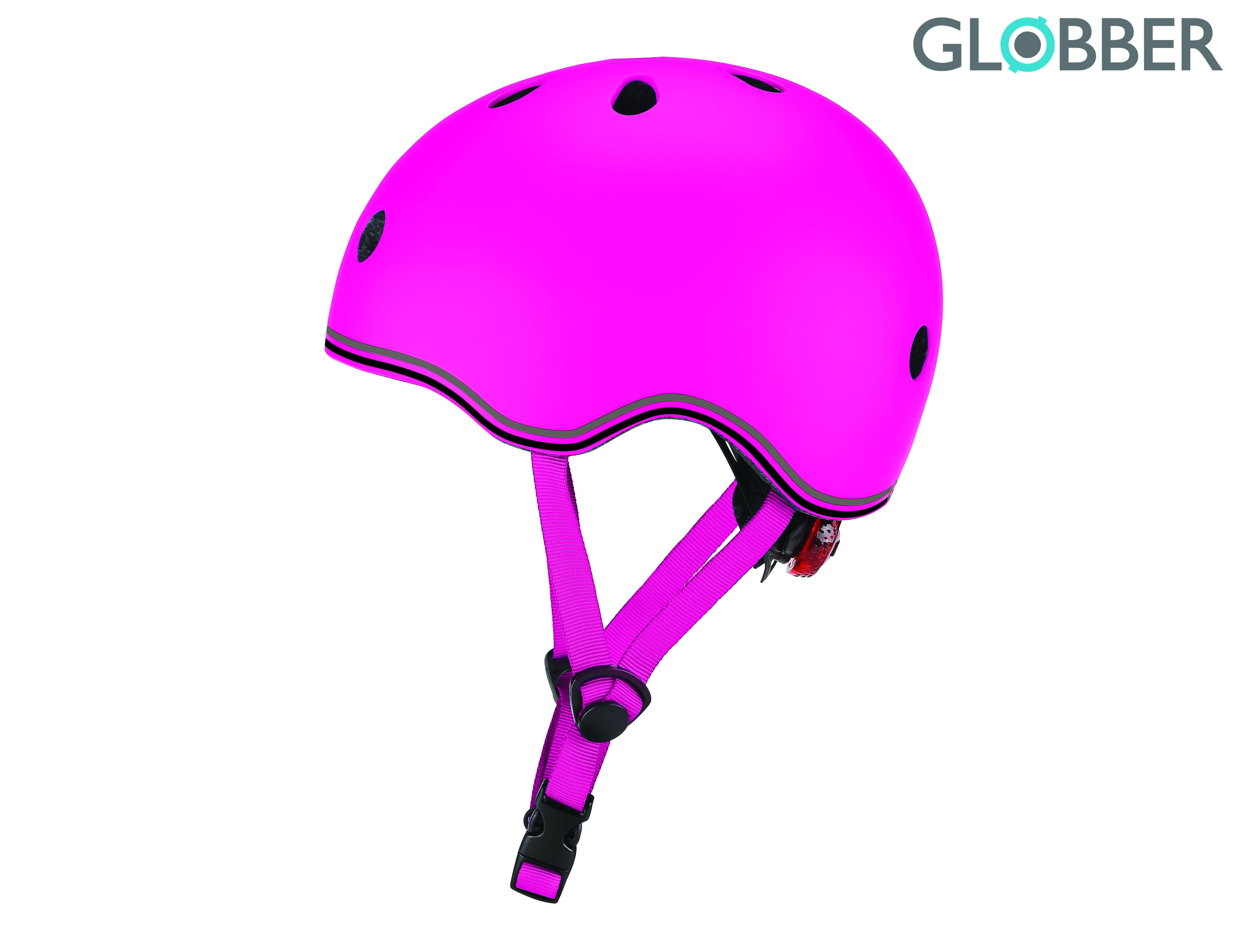Globber Dětská helma Go Up Lights Neon Pink XXS/XS