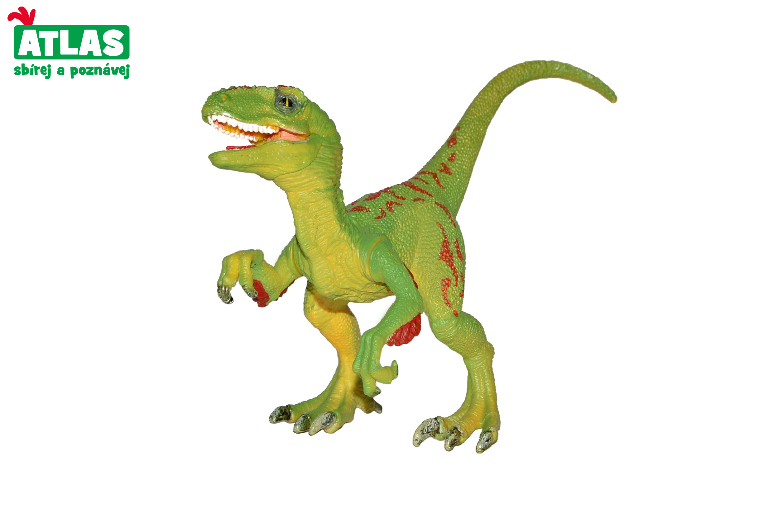 E - Figurka Dino Velociraptor 14 cm