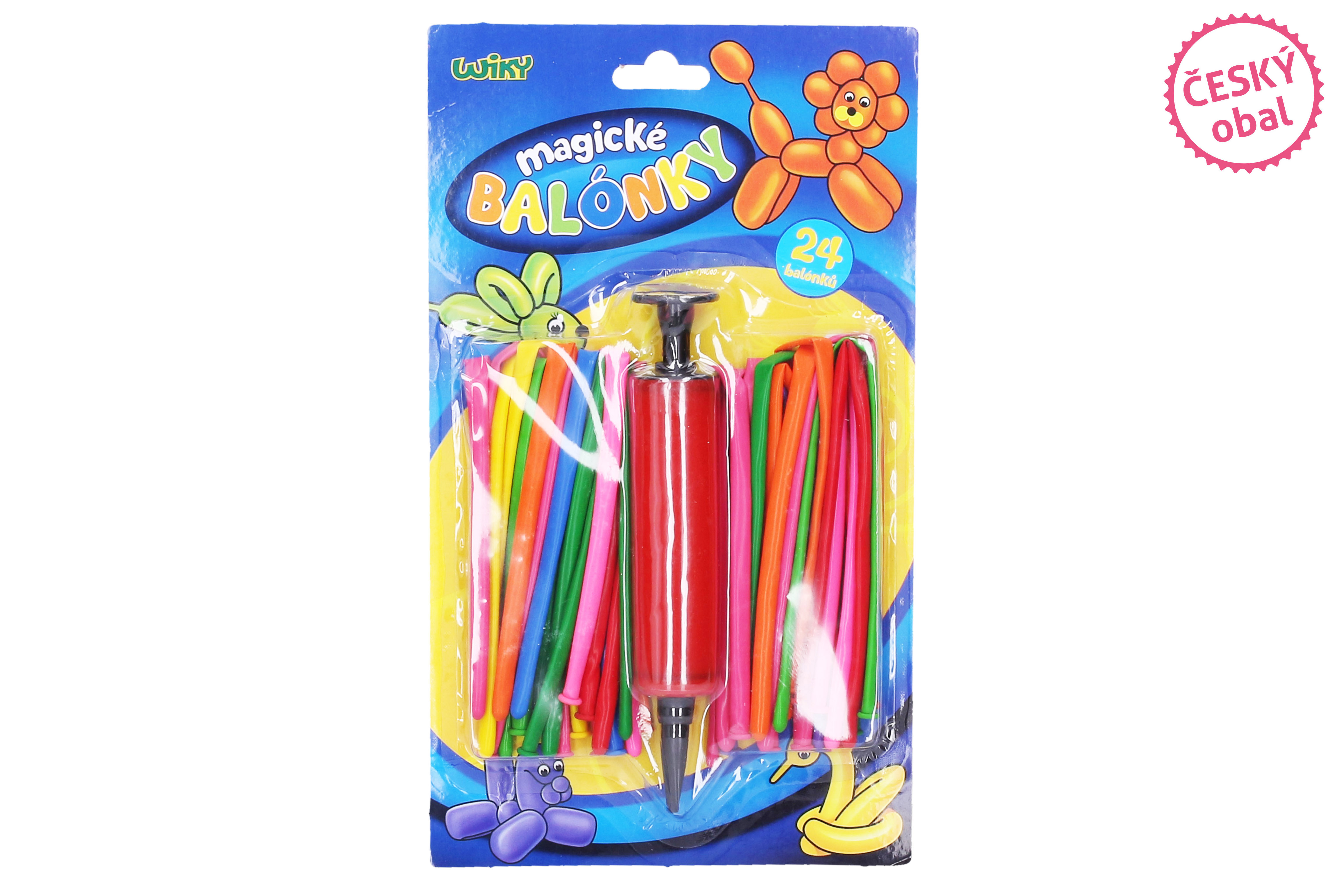 Balónky magické set 24 ks - Český obal