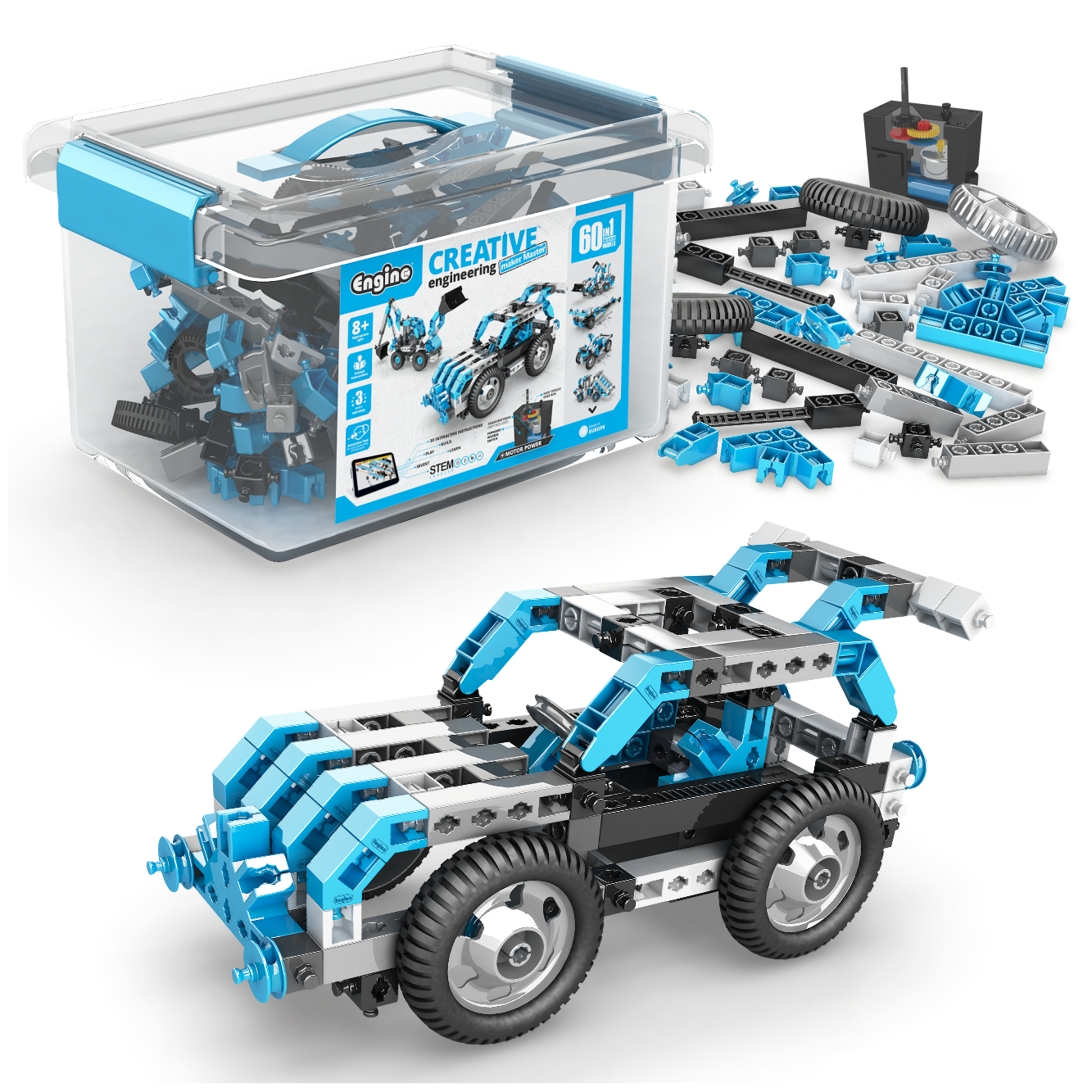 ENGINO Stavebnice CREATIVE ENGINEERING Master 60v1