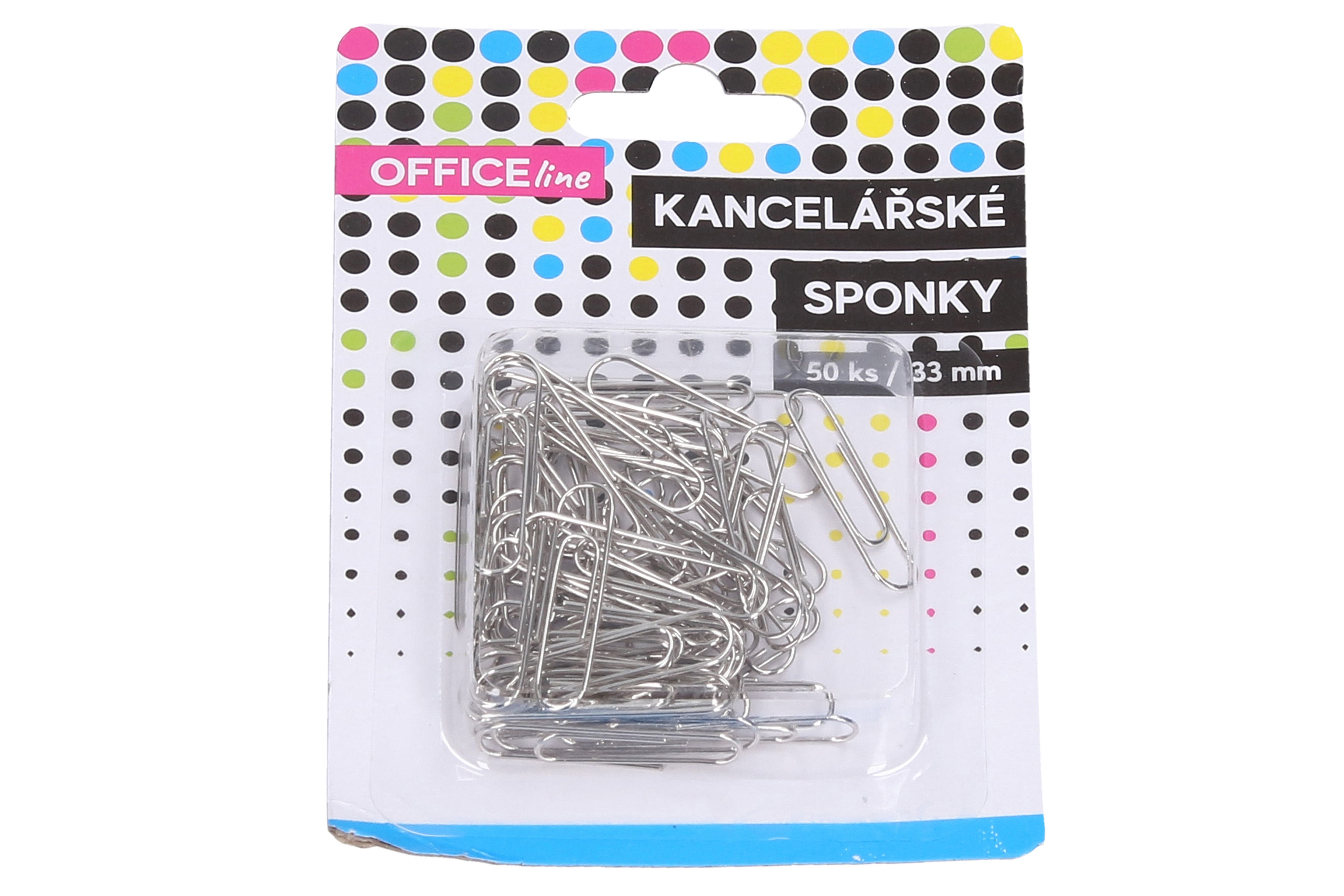 Sponka kancelářská 50 ks, 33 mm