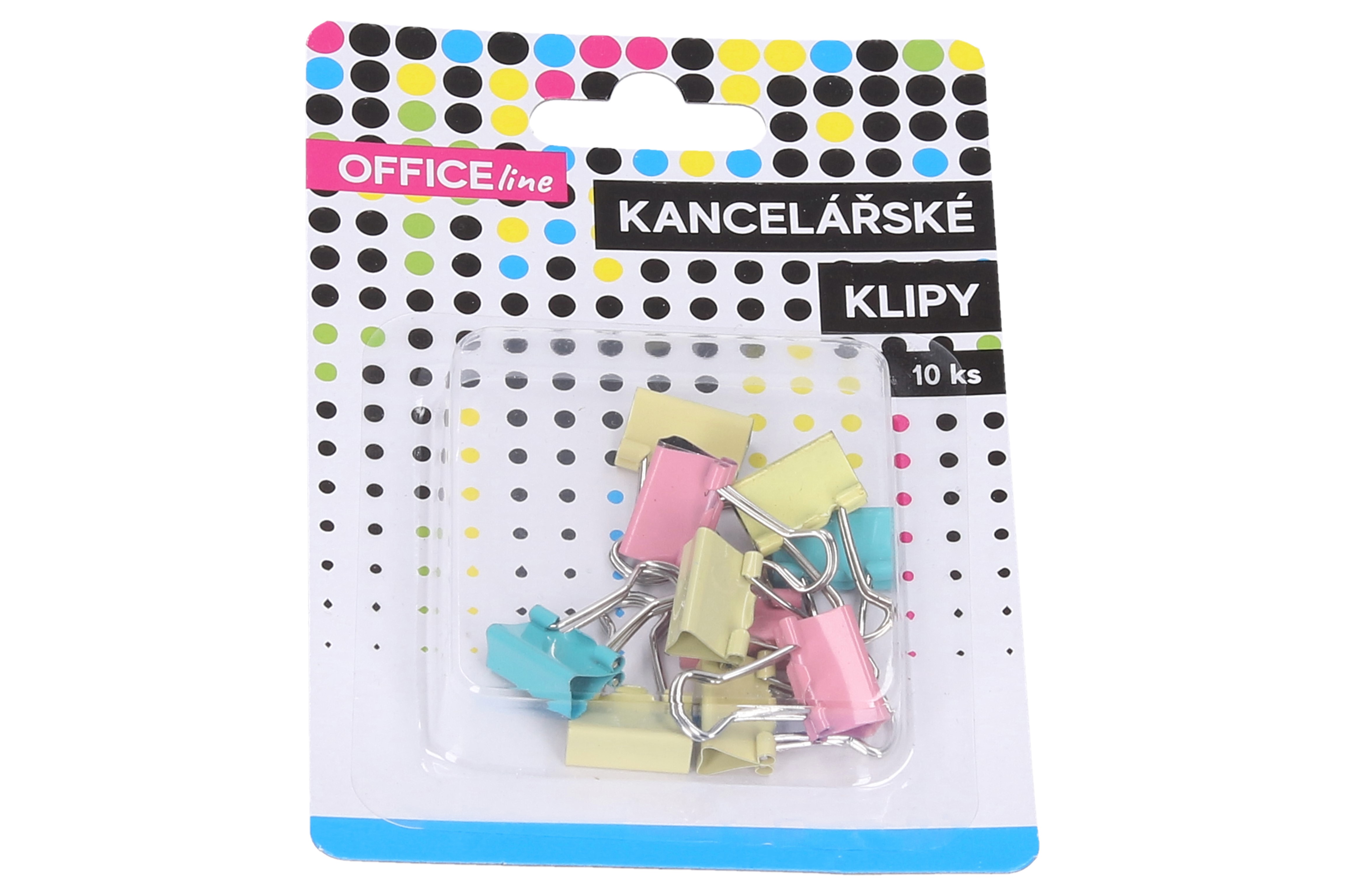 Klip kancelářský 10 ks, 15 mm