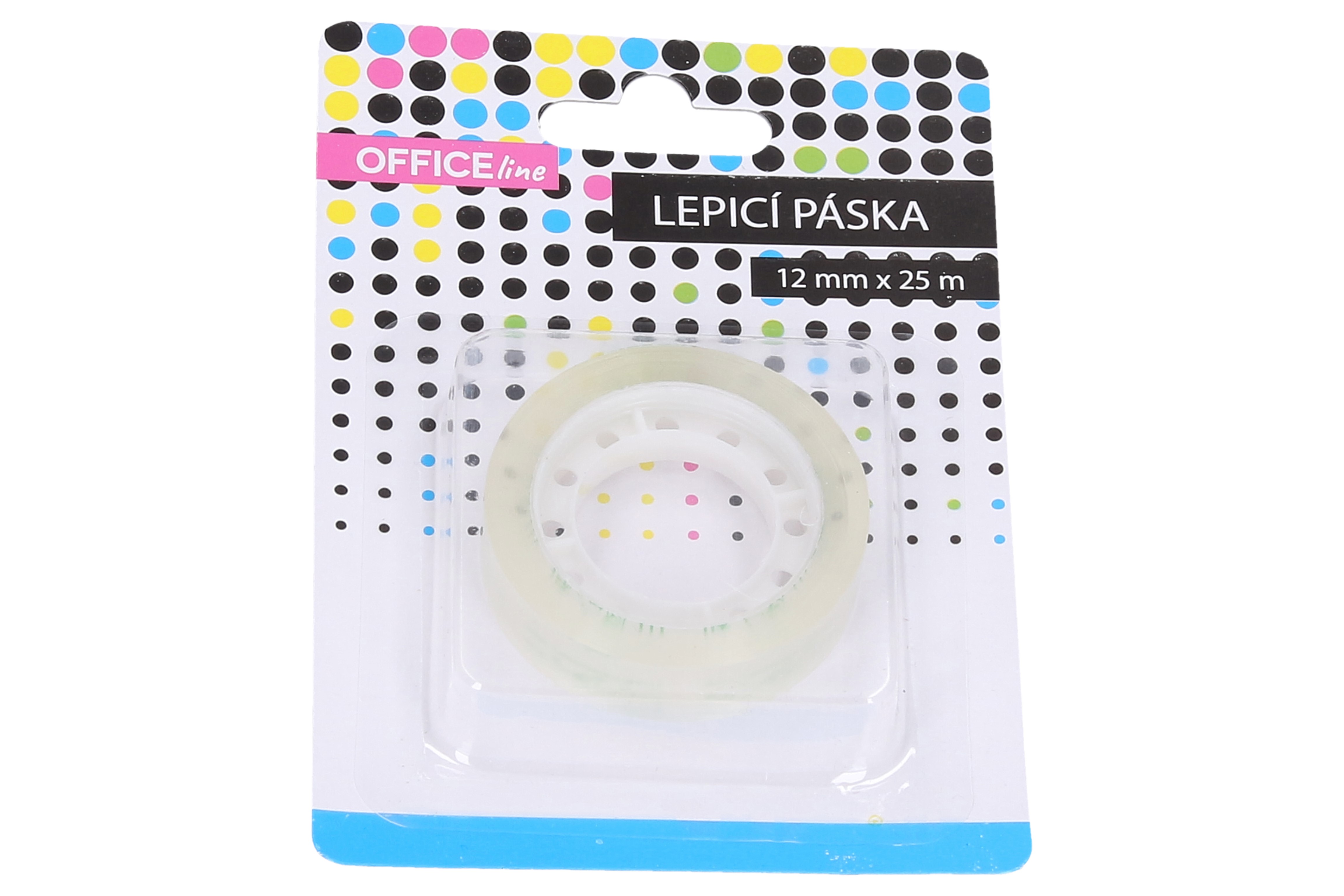 Lepící páska 12mm x 25m blister