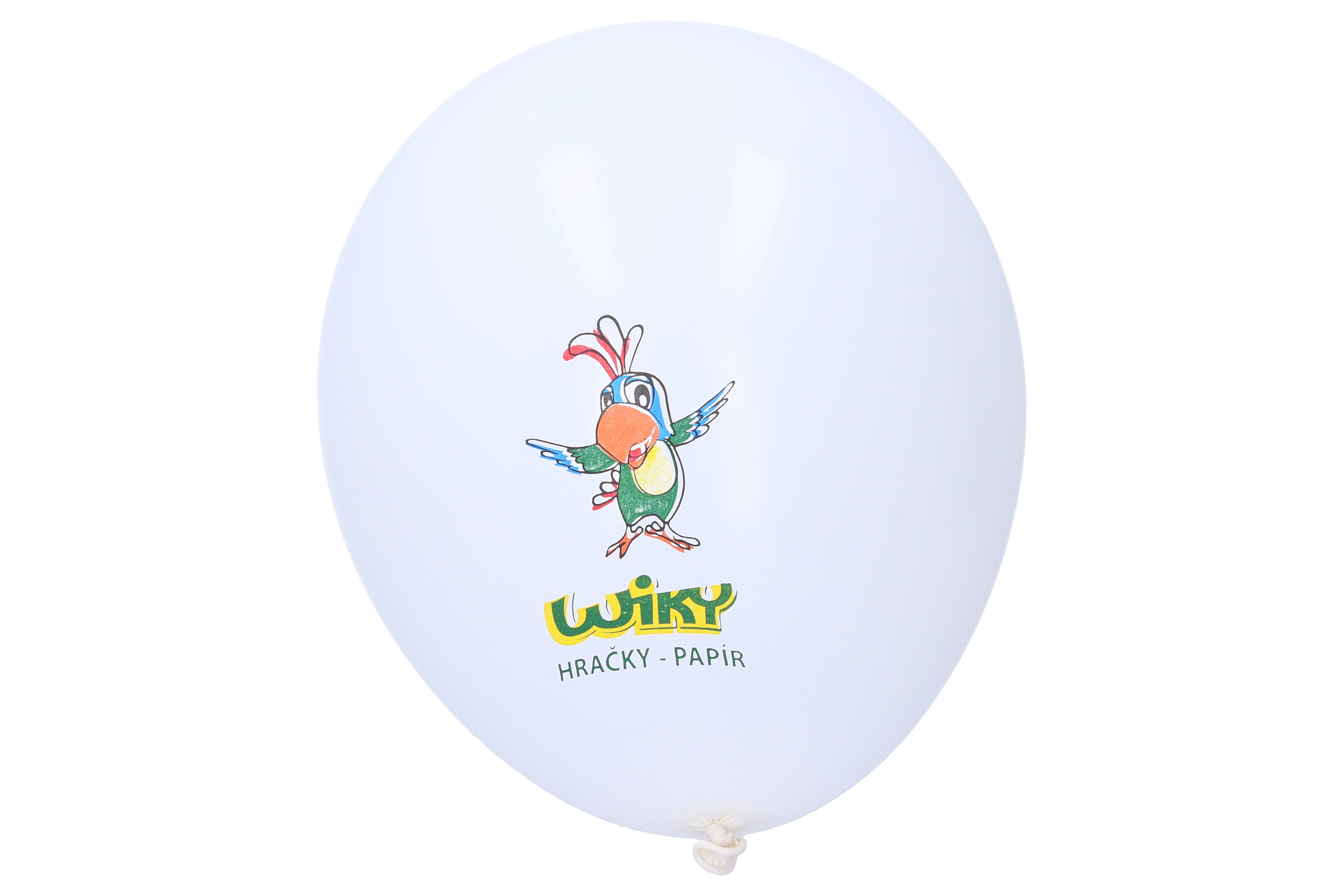 Balónek Wiky bílý