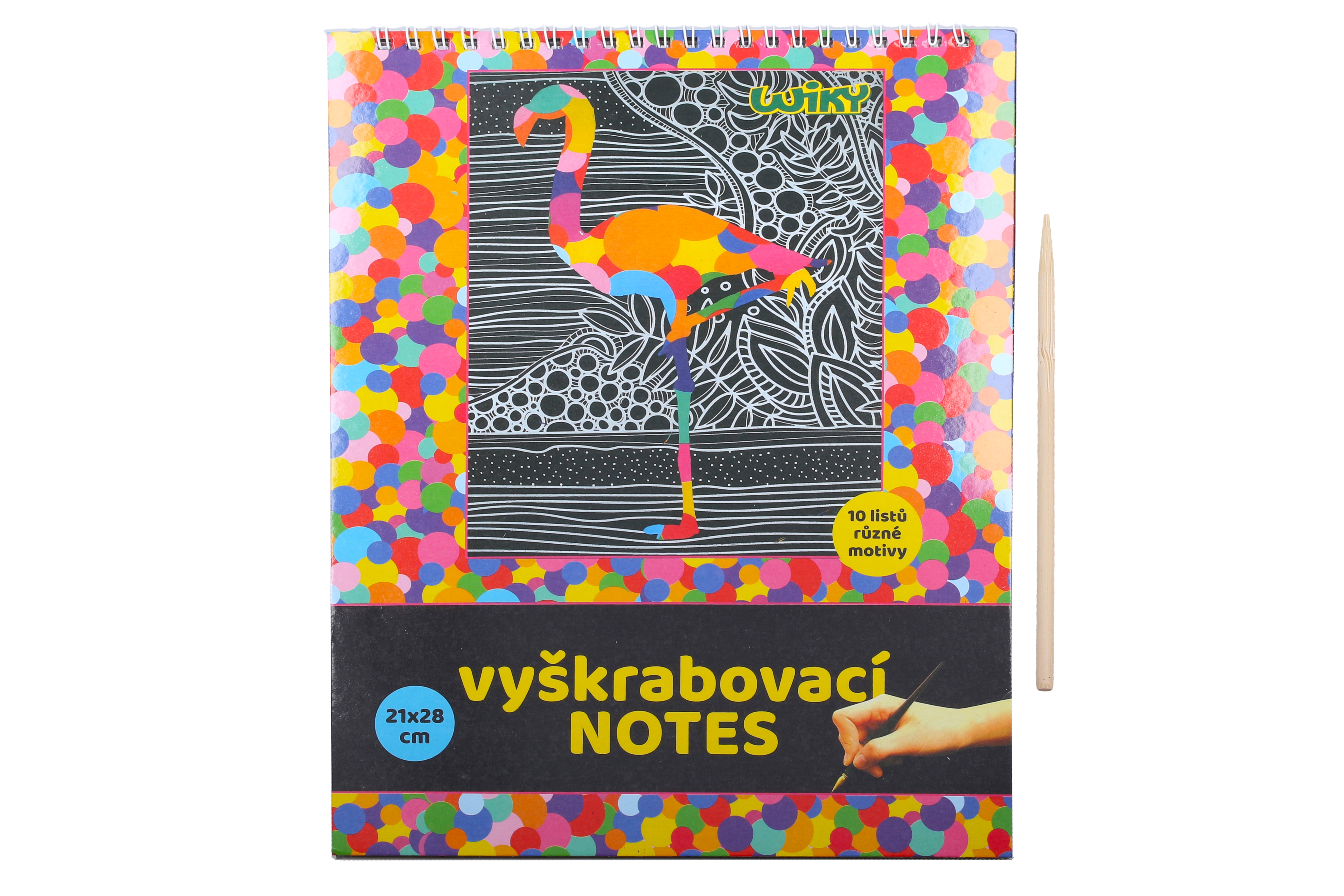 Vyškrabovací notes 21x28cm / 10 listů