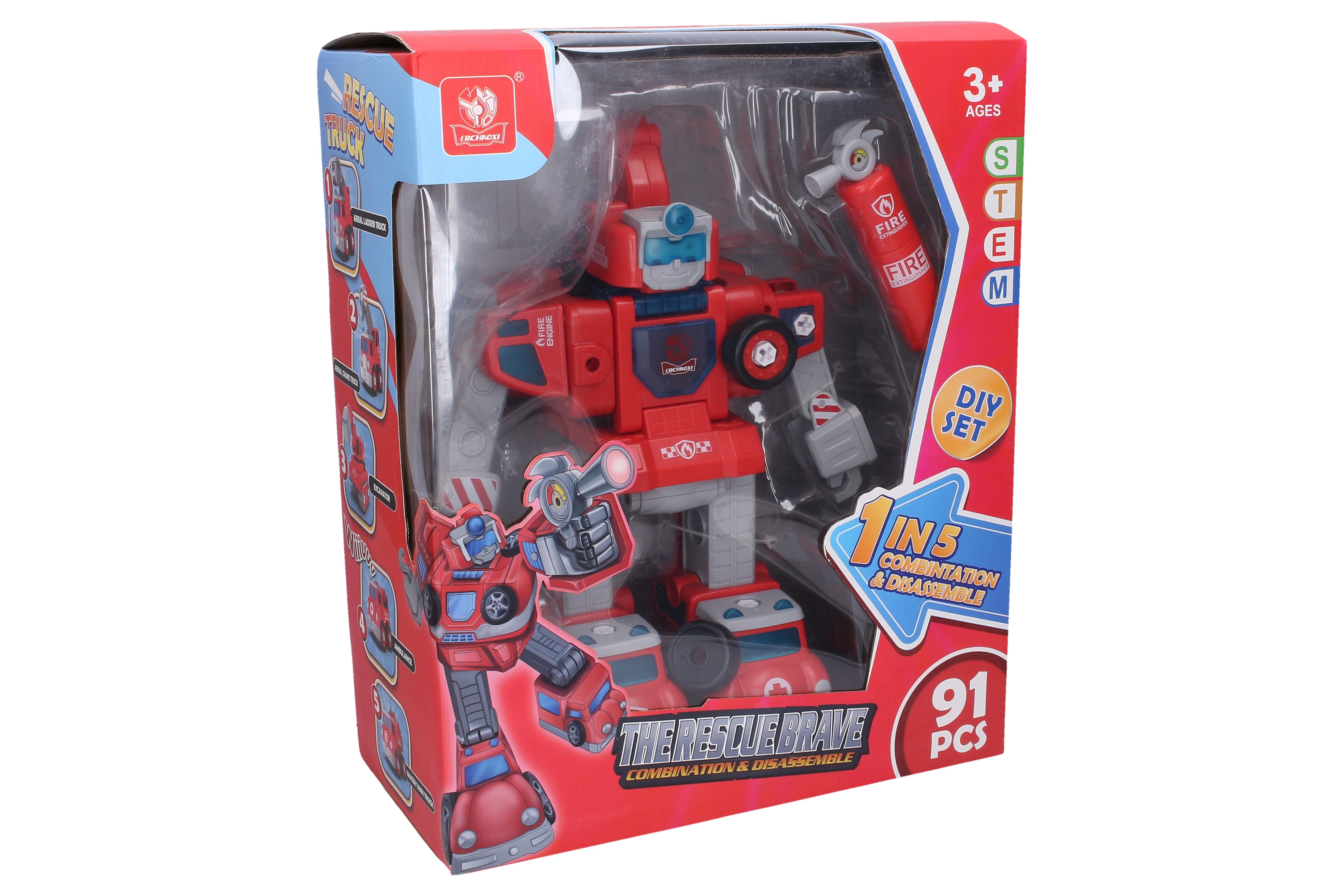 Autorobot šroubovací s efekty The Rescue Brave 32 cm