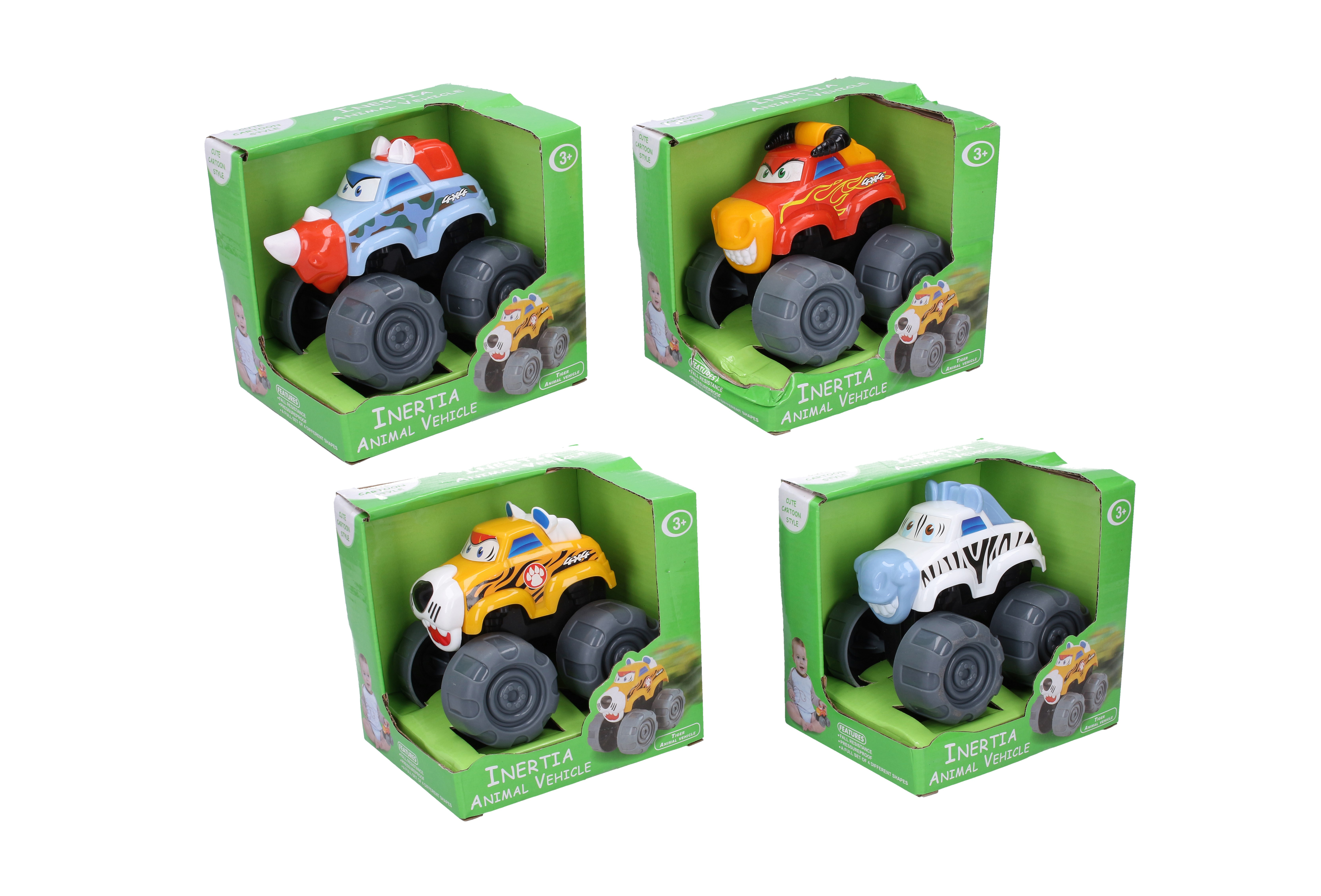 Auto Big Foot zvíře 12 cm