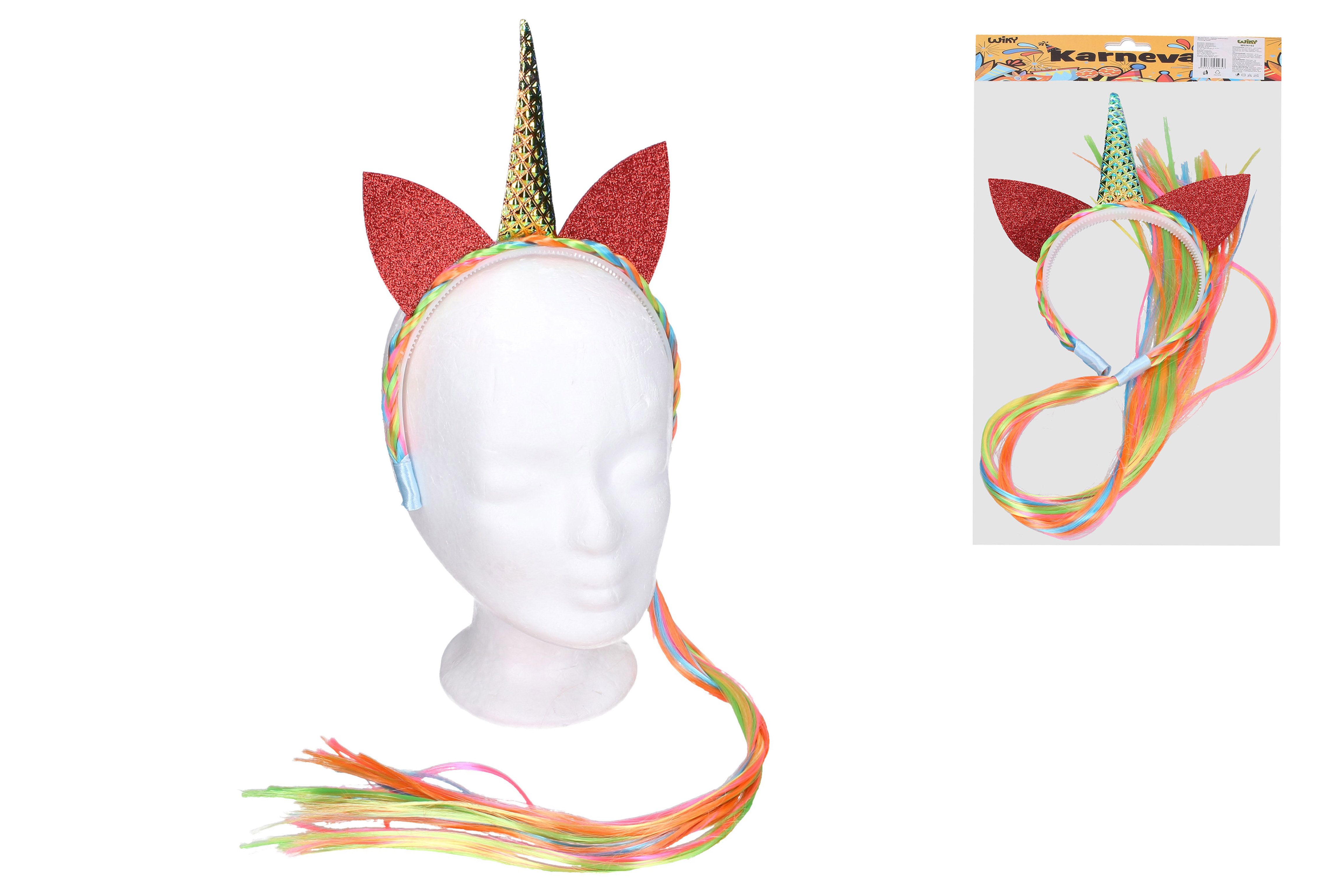 Set karneval - čelenka jednorožec