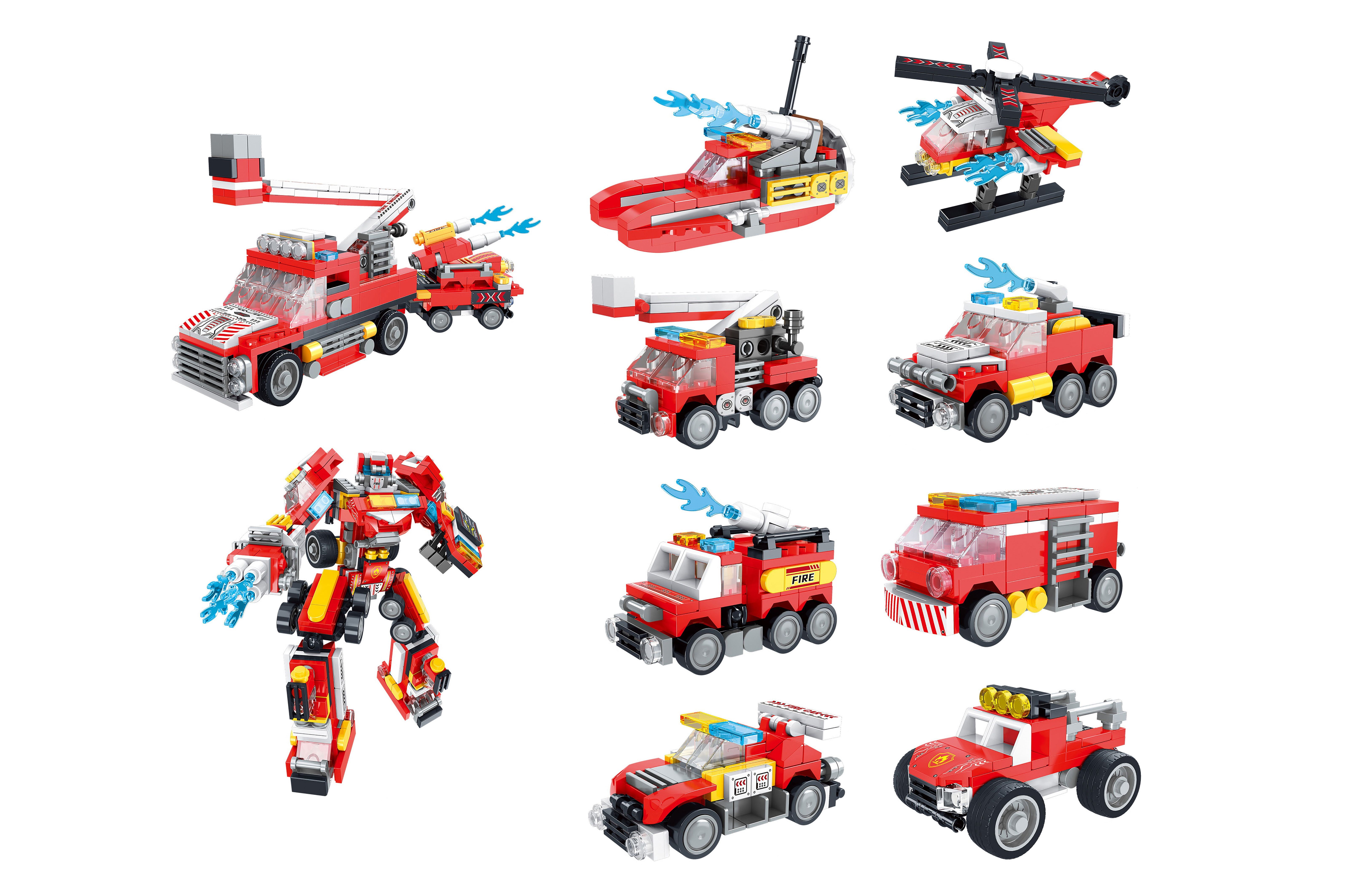 Stavebnice autorobot 19 cm