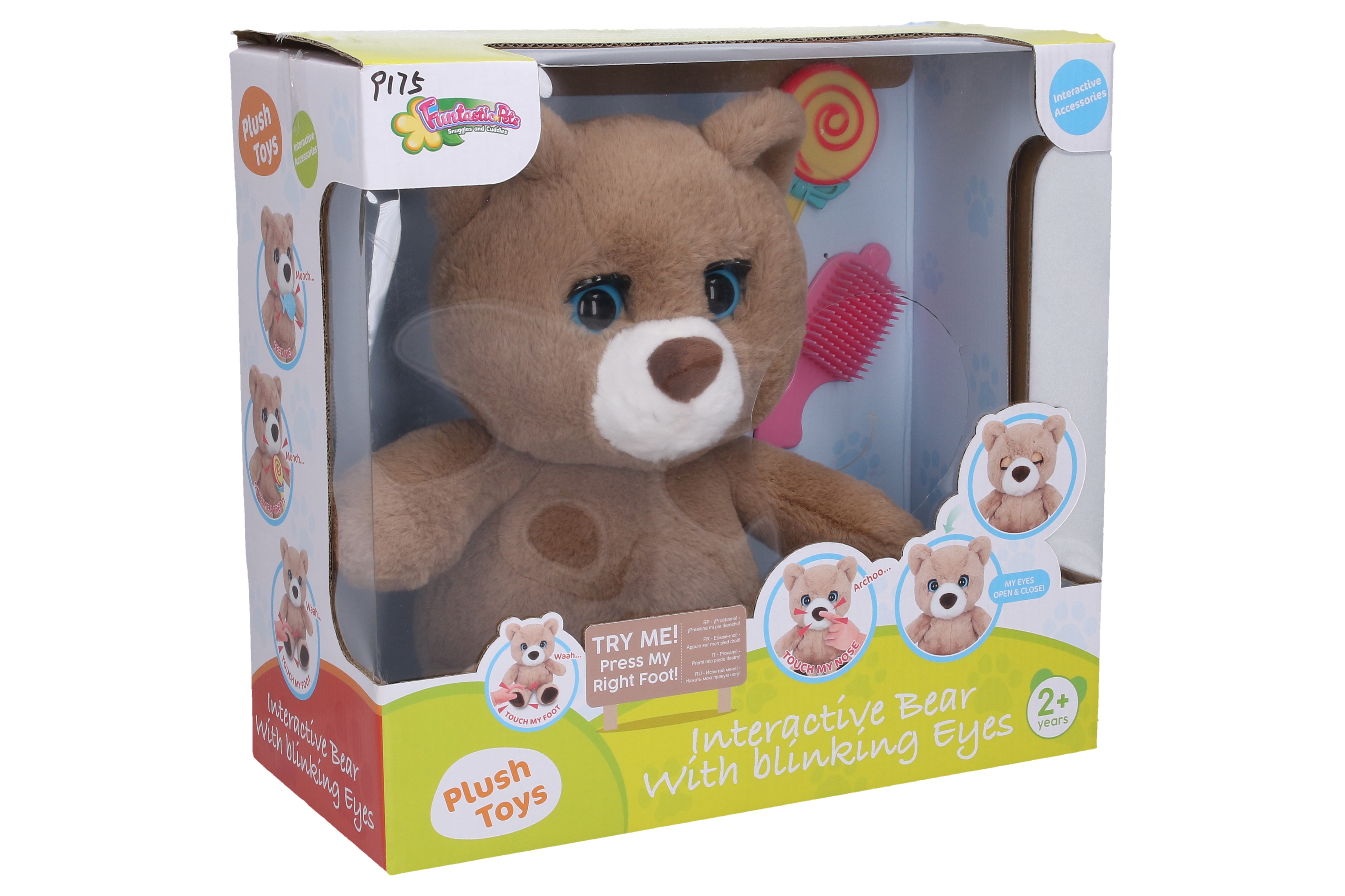 Medvěd interaktivní set 23 cm